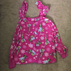 Tinkerbell footed pajamas